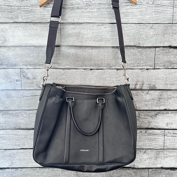 Coach Leather Unisex Lap Top Bag - Picture 1 of 7